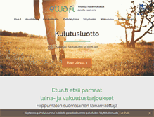 Tablet Screenshot of etua.fi